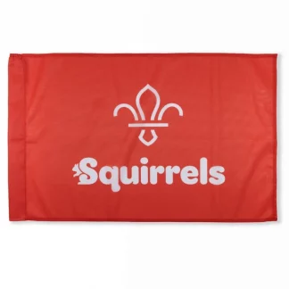 Squirrel Scout Printed Flag / Banner